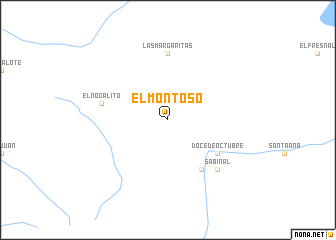 map of El Montoso