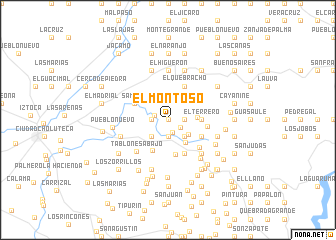 map of El Montoso