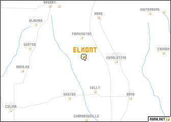 map of Elmont