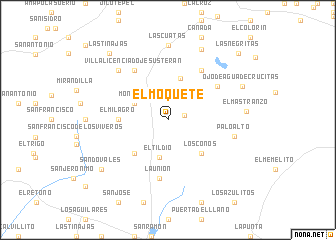 map of El Moquete