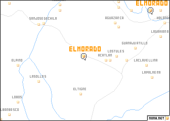 map of El Morado