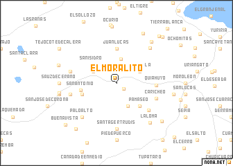map of El Moralito