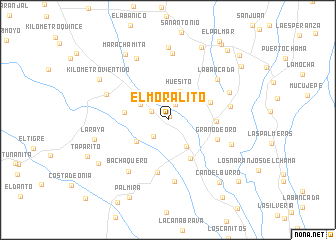 map of El Moralito