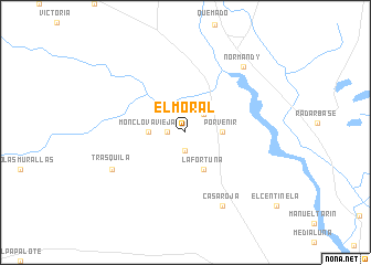 map of El Moral