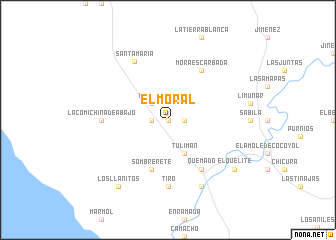 map of El Moral