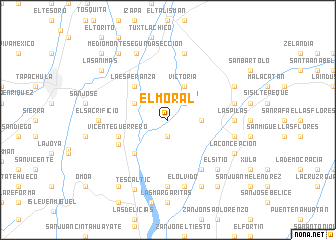 map of El Moral