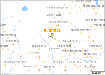 map of El Moral