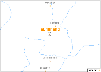 map of El Moreno