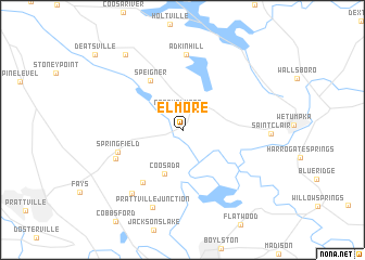 map of Elmore