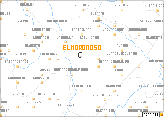 map of El Moroñoso