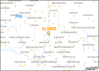 map of El Moro