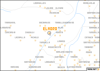 map of El Moro