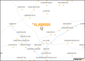 map of El Morrón