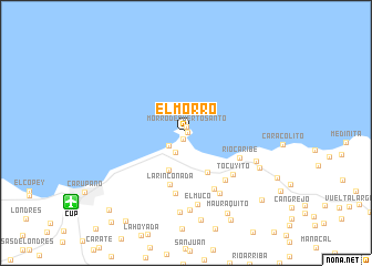 map of El Morro