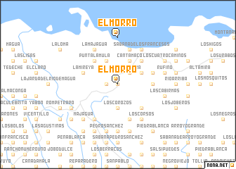 map of El Morro