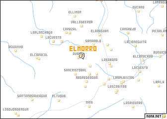 map of El Morro