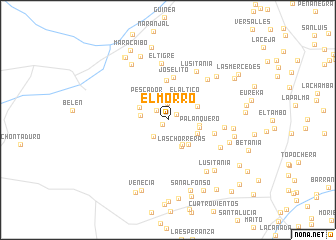 map of El Morro