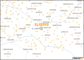 map of El Morro