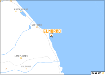 map of El Morro