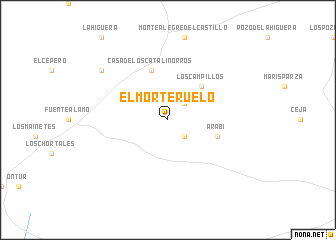 map of El Morteruelo