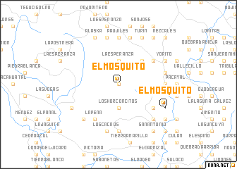 map of El Mosquito