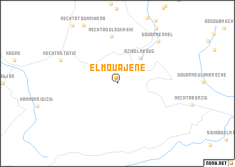 map of El Mouajene