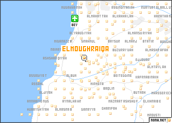 map of El Moughraïqa