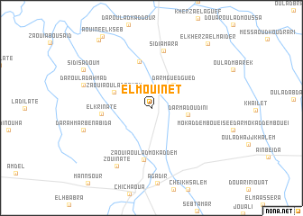 map of El Mouinèt