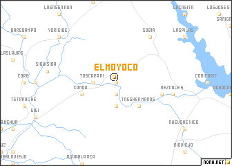 map of El Moyoco