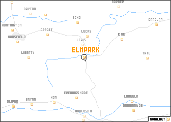 map of Elm Park