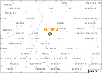 map of El Mraj