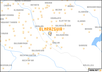 map of El Mrazguïa