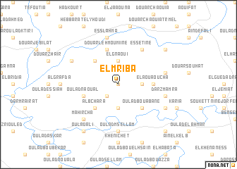 map of El Mribâ