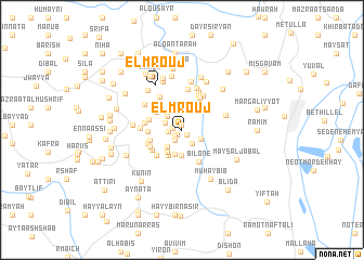 map of El Mroûj