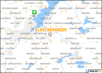 map of Elmschenhagen