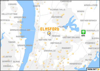 map of Elmsford