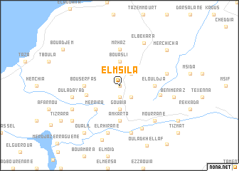 map of El Msila