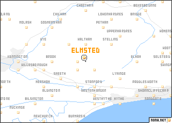 map of Elmsted