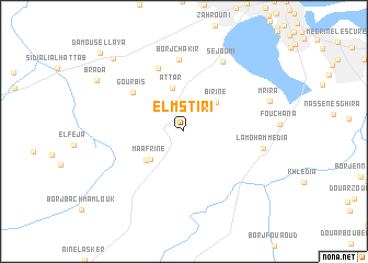 map of El Mstiri