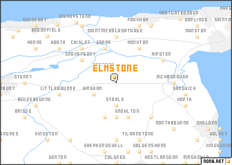 map of Elmstone