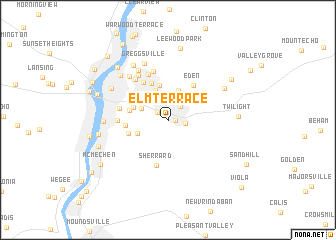 map of Elm Terrace