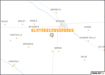 map of Elm Tree Crossroads