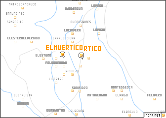 map of El Muertico