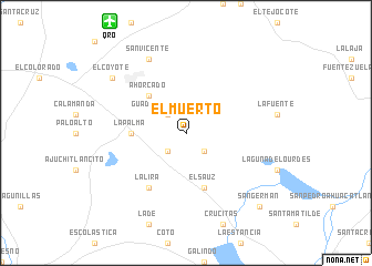 map of El Muerto