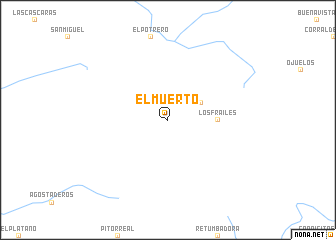 map of El Muerto