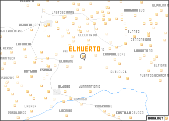 map of El Muerto