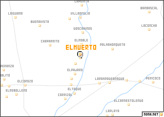 map of El Muerto
