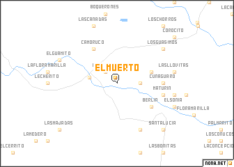 map of El Muerto