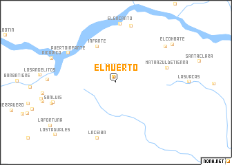 map of El Muerto