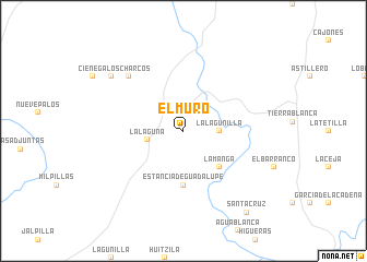 map of El Muro